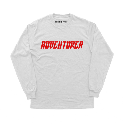 Object of Power nerdy gamer anime tabletop roleplaying Long Sleeve Tee Adventurer Long Sleeve Tee White / XS