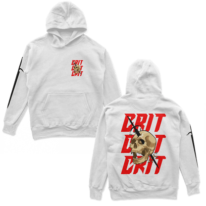 Object of Power nerdy gamer anime tabletop roleplaying Hoodie Melee Critical Hoodie Chest, Back, & Sleeve Prints / White / S